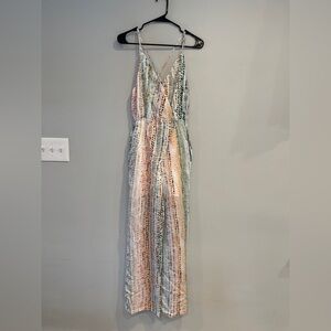 NWT The Korner Multicolor Striped Romper Size Small